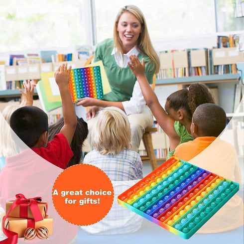 9x9 Multiplication Table Game Toy, Push Pop Bubble Mathematical Operations, Mental Arithmetic and Fidget Sensory Toy.Stress Reliever Anxiety ,Mult...