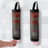 Hanging Folding Mesh Garbage Bag Organizer Trash Bags Holder Recycling Containers Plastic Waste Bag Storage for Kitchen With Adhesive wall hooks (...