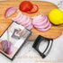 ESINAM Onion Slicer Holder, Premium Vegetable Slicer Cutter for Potato and Tomato, Sharp Stainless Steel Food Slicer Assistant Tool for Slicing Fr...