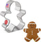 Happy Gingerbread Man Cookie Cutter, 3" by Ann Clark Cookie Cutters...