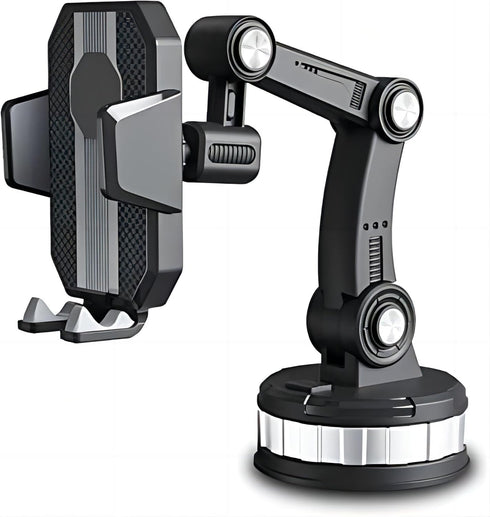 Car Phone Mount - Versatile Dashboard Suction Phone Holder, Perfect for Trucks and Cars - Universal Fit, Black Car Phone Holder...