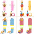 Wrist Rattle Foot Finder Sock for 0-36 Months Baby Boys and Girls, Newborn Baby Soft Hand & Feet Rattle 0-3 Years, Arm Leg Babies Development Toys...