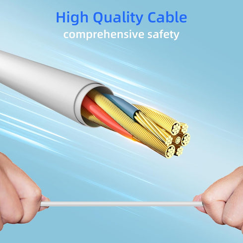 1 Pack - 16Ft/5m Charge Cable with Compatible with Ring Spotlight Camera Plus/Pro USB Plug Power Adapter Type C Charge Cable to Barrel Ring DC Plu...