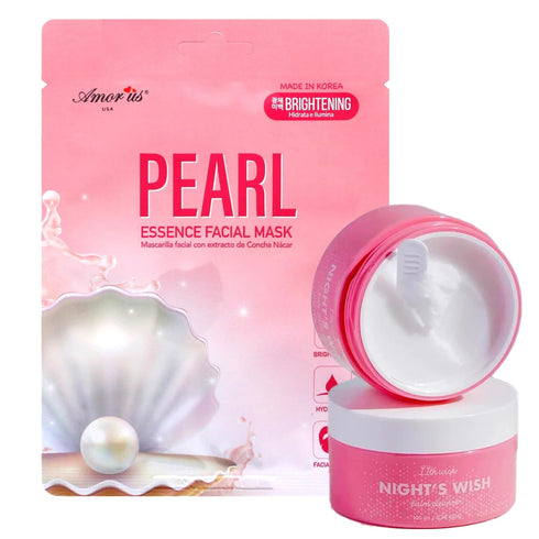 Skincare Bundle K-Beauty Amorus 11th Wish Night's Wish Balm Cleanser Makeup Remover Exfoliator Made in Korea Vegan, Paraben Free, Cruelty Free & R...