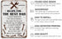 Recipe For The Best Dad Tin Sign Fun Workshop Metal Signs Unique Father's Day Wall Decor Gift For Dad 8x12 Inch...