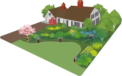 Eden 96093 Multi-Adjustable Flex Design Garden Sprinkler with Extension Set, Great for DIY Gardening Product...
