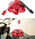 VARGTR CNC Aluminum Gas Fuel Tank Cover Cap,Gas Fuel Tank Cap with Breather Valve,Car Accessories Fuel Tank Cap for SSR 125 DB10 DB14 SDG107 Probi...