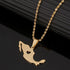 Stainless Steel Mexico Map Pendant Necklace Gold Color Mexican Jewelry Maps Mexicanos...