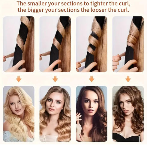 Heatless Curling Set - Satin Hair Rollers for Overnight Curls - Heatless Hair Curlers with Headband - Gentle and Effective Hair Care...