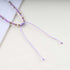 Boho Beaded Anklet Bracelets Purple Beads Woven Chain Anklet Beach Braided Woven Ankle Bracelet Seed Beads Foot Chain Jewelry for Women...