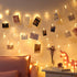Photo Clip String Lights 17Ft - 50 LED Fairy String Lights with 50 Clear Clips for Hanging Pictures, Christmas Party Birthday Decoration - Perfect...