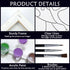 Nuberlic 8x10 Pre Drawn Canvas for Painting for Adults Sip and Paint Kit for Adult's Couple's Date Night Party Supplies Favors Valentine's Day Gif...