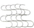 Heavy Duty Metal Chrome Plated S Shape Hooks, Set of 10 (Large)...