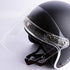 Universal 3-Snap Flip Up Visor Shield Lens for Retro Open Face Motorcycle Helmet (Clear)...