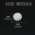 10 Pcs Rhinestone Buttons Crystal Embellishments, for Crafts Wedding Party Bouquet Sew on Clothing Buttons, Crystal Applique Embellishments in Clo...