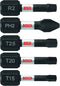 BOSCH ITV105 5 pc. Impact Tough 1 In. Screwdriving Bit Set...