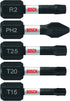 BOSCH ITV105 5 pc. Impact Tough 1 In. Screwdriving Bit Set...
