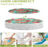 Kcldeci 3 Pack Kitchen Scrub Sponges Red Green Rose Kitchen Dish Sponge Non-Scratch Microfiber Sponge for Household Cleaning Dishes, Pots and Pans...