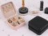 Jewelry Organizer Box Pink Travel Jewelry Case for Women Teen Girl Gifts Travel Jewelry Organizer Small Women Jewelry Holder for Ring Necklaces Br...