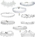 LINKY 10pcs White Lace Choker Necklace Women Jewelry Set...