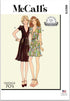 McCall's Vintage 1970's Misses' Knit Dress Sewing Pattern Packet, Design Code M8379, Sizes 16-18-20-22-24...