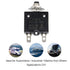 125-250V AC 50V DC Push Button Circuit Breaker 20Amp Thermal Overload Protector L1 Series Manual Reset Thermal Circuit Breaker 20A...