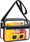 MAY TREE Clear Bag for Stadium Events Clear Messenger Bag Suitable for Concert Outfits and Sports Events...