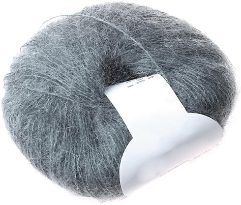 Mohair Cashmere Knitting Wool Yarn, DIY Shawl Scarf Crochet Thread Supplies...