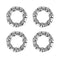 X AUTOHAUX 4pcs 25mm x 7 Ball Bearing Cages Crank Bearings Rear Wheel Bearing Retainer for Bicycle...
