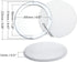 Fielect 8" Speaker Grill Cover White Speaker Grill Mesh Round SubWoofer Grille Car Speaker Grill Cover Guard Protector Replacement...