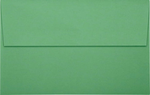LUXPaper A10 Invitation Envelopes | Peel & Press | 6" x 9 1/2" | Holiday Green | 80lb. Text | 50 Qty...