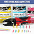 210PCS Heat Shrink Butt Connectors, Sopoby Marine Grade Electrical Wire Connectors Kit, Tinned Red Copper Insulated Waterproof Crimp Terminals But...