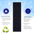Captains Compass Replacement FLT4825 Carbon Pre Filter B 4-Pack for use with The GermGuardian AC4800 Series (4)...