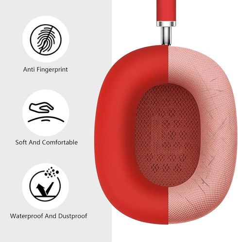 Case for Airpods Max Headphones, Silicone Cover for Apple Airpod Max,Accessories Cases (Red)...