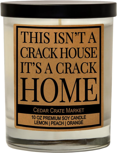 Funny Housewarming Gifts New Home Women Men Couple 2025 - Scented House Warming Candles, Neighbor Present Ideas, Apartment Decor, Hostess, Birthda...