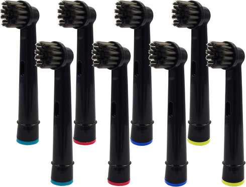 8pcs Charcoal Toothbrush Heads for Electric Toothbrush for Professional Care/Professional Care SmartSeries/TriZone, Compatible with Pro1000 Pro300...