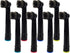 8pcs Charcoal Toothbrush Heads for Electric Toothbrush for Professional Care/Professional Care SmartSeries/TriZone, Compatible with Pro1000 Pro300...