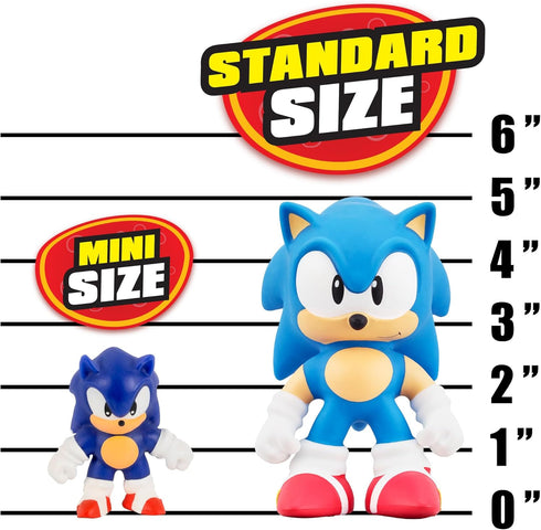 Heroes of Goo JIT Zu Minis Sonic 6 Pack - Collectible Stretchy Minis, 6 Stretchy Sonic Characters...