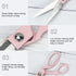8" All Purpose Stainless Steel Scissors, Heavy Duty Ergonomic Comfort Grip Shears Sharp Pink Scissors for Office Home Household (Pink)...