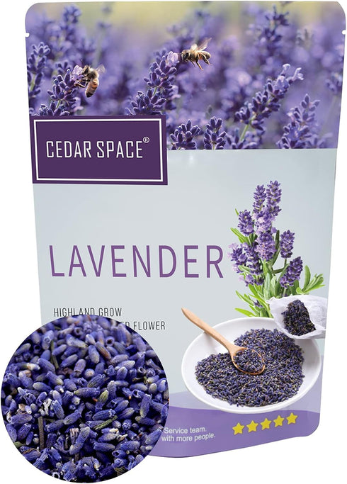 Dried Lavender Flowers for Home Fragrance Sachets Grade Dried Lavender Flowers for Tea, Baking, Lemonade, Baths, Wedding Decoration, Fresh Fragran...