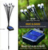 DenicMic Solar Garden Lights Outdoor 10 LED Solar Firefly Lights with Highly Flexible Copper Wire, Solar Lights Outdoor Waterproof for Pathway Yar...