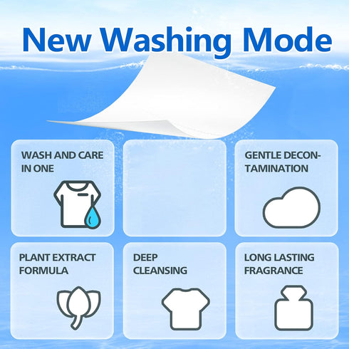 Laundry Detergent Sheets,Fresh Scent Travel Laundry Sheets Washing Sheets for Home Dorm Travel 30 Sheets / 60 Loads...