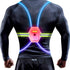 LED Reflective Vest With Front Light,Multi-Color High Visibility Reflective Running Vest, for Running or Cycling USB Charging Running Gear, Adjust...