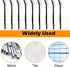 9Pcs Double-Ended Nylon Cleaning Brushes, Ymapinc Detailing Brushes Stiff Bristles Crevice Brushes with Plastic Handle for Kitchen, Sink, Bathroom...