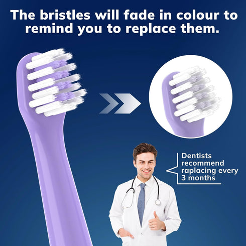 10 Pack Replacement Toothbrush Heads Compatible with Colgate Hum Toothbrush- Brush Heads Replacement for Colgate Hum Connected Smart Battery Elect...