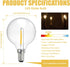 G40 Light Bulbs Replacement,1 Watt Shatterproof Plastic LED Globe Bulbs for Outdoor Indoor String Lights,E12 or C7 Candelabra Base, Equivalent 5Wa...