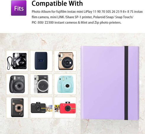 432 Pockets Mini Photo Album for Fujifilm Instax Mini 11 12 evo 90 70 9 8+ 8 LiPlay Instant Camera/Polaroid Snap SnapTouch PIC-300 Z2300 Instant C...