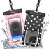 MoKo Large Waterproof Phone Pouch - 2 Pack Floating Water Protector Case Dry Bag with Detachable Lanyard, Compatible for iPhone 15 14 13 Pro Max, ...