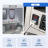 Anina Dual USB Charger Port for Toyota, 12V/24V 18W Quick Charger Socket Adapter with Digital Voltmeter Blue LED Light, QC USB 3.0 Square Car Fast...