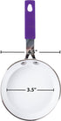 Good Living 3.5" Fast-Heating Aluminum Single-Egg Pan, Colors Vary, 1-Pack...